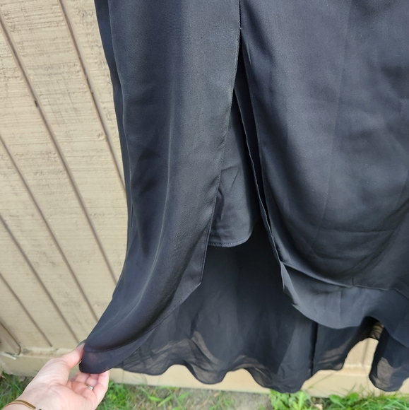 White House Black Market Midnight Blue One Shoulder Dress - Picture 3 of 4